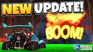 FIRST LOOK Of The Newest Rocket League Update [upl. by Agatha]