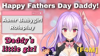 Babygirl wakes you up for Fathers Day ASMR F4M RP REVERSE DDLG FSub Reverse Comfort [upl. by Astera]