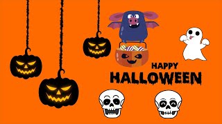 Halloween Party Night 🎃 Fun Halloween Song amp Dance for Kids  Spooky amp Happy Halloween Music [upl. by Belac]