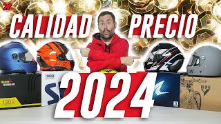 TOP mejores CASCOS moto 🚨 RELACIÓN CALIDAD PRECIO 2024 🔝 [upl. by Nerwal]