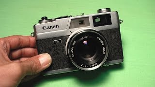 キャノン ニューキャノネットQL17Lの使い方 CANON NEW CANONET QL17L How to use 1970s Rangefinder camera [upl. by Dragelin]