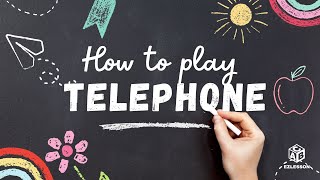 How to play Telephone  ESL Games amp Activities [upl. by Oinesra215]