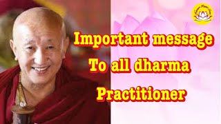 Important message to all practitioners rumtekkarmaekhenpo buddhadharma nubpa Rinpoche tibettv [upl. by Inava]