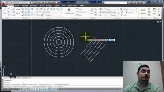 Offset AutoCAD 2011 [upl. by Hanfurd341]