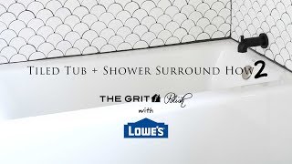 How to Tile a TubShower Surround [upl. by Penrose140]