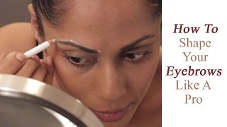 Eyebrow Basics  How To Find The Right Shape Of Your Eyebrows  Glamrs [upl. by Skillern]