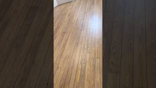 Aged Oak stain on pine beforeandafter woodfloor refinishhardwoodfloors stain uv sun damage [upl. by Hali]