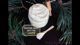 Nourishing whipped Body butter recipe for winter skincare [upl. by Uok]