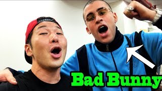 Best of BAD BUNNY  SINGING IN PUBLIC COMPILATION by QPark [upl. by Lyontine]