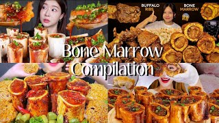 ASMR SPICY BEEF BONE MARROW COMPILATION [upl. by Yznil]