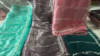 Kam Dam Mein behtarin design Jimmy Choo sarees contact9694998383 [upl. by Files]