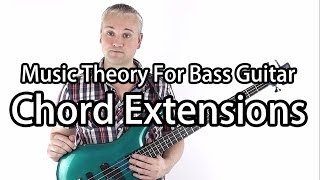 Cool 9th 11th and 13th chord Arpeggios for Bass [upl. by Anyel906]