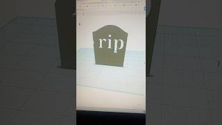 RIP tombstone 🪦 halloween 3dprint 3dprinting art  halloween spooky shorts [upl. by Materse]