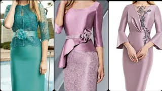 Unique slim fit mother of the bride dress design ideas 2024 Gorgeous cocktail outfits 2024 [upl. by Teodorico]