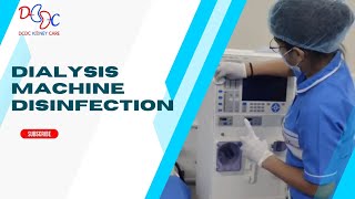 Dialysis machine Disinfection  Surface cleaning of dialysis machine dcdc dialysis ttt nabh [upl. by Socin]