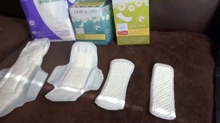 Natracare and seventh generation pads Non toxic [upl. by Enyrehtak]