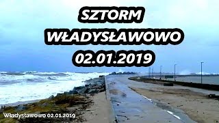 Władysławowo Sztorm 02012019 [upl. by Egin]