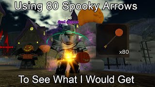 Using 80 Spooky Arrows To See What I Would Get World of Stands [upl. by Ellehcor944]