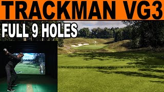 Trackman Golf Simulator Virtual Golf 3  9 Holes at Bethpage Black [upl. by Leaj446]