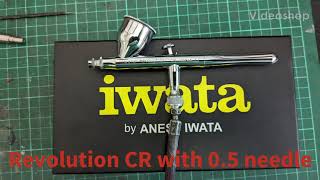 Using an Iwata Revolution with Humbrol enamel paints [upl. by Bonni]