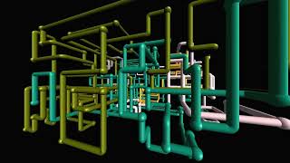 3d Pipes Screensaver [upl. by Eversole606]