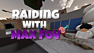 Da hood mobile📱 Raiding With MAX FOV [upl. by Irmo]