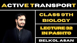 Active Transport Process Explained By Basharat Ali Lectures  Biology class 9th [upl. by Nnaassilem]