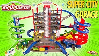 Le MEGA GARAGE MAJORETTE Super City Garage avec Train Electrique Le Plus Grand qui existe [upl. by Akerdna]