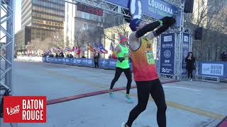 2024 Louisiana Marathon Finish Line video presented by Visit Baton Rouge [upl. by Zigmund]