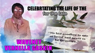 Celebrating the life of the late Waveney Vernella Gaskin [upl. by Leugim]