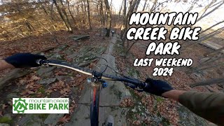 Crushing Mountain Creek Bike Parks Toughest Tech on the Last Weekend of Bike Park Season 2024 [upl. by Rochemont88]