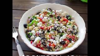 MEDITERRANEAN QUINOA SALAD [upl. by Ahsap809]