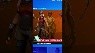 Fortnite OG Skins Item Shop 😍 shorts [upl. by Reahard142]