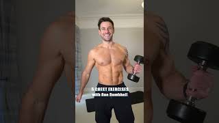 5 CHEST EXERCISES One Dumbbell [upl. by Manson]