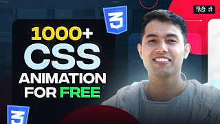 Get 1000 Free CSS Animations Easy CopyPaste for Stunning Web Designs [upl. by Anaidni]