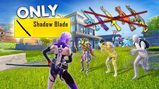 Blade Only Challenge  No weapons  PUBG MOBILE [upl. by Liahkim63]