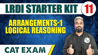 Arrangements  1 l Logical Reasoning  LRDI Starter Kit 11  CAT 2024  MBA Wallah [upl. by Lihp]