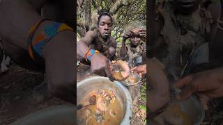 Its incredible Cookies breakfast meal🤤See Hadza tribe Enjoy their food 🤩culturetradition [upl. by Naiva]