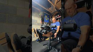 First time leg extension ironmaster super bench pro V2 amp leg attachment legextention garagegym [upl. by Oag294]