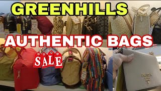 PRE HOLIDAY SALE AUTHENTIC BAG AND RUBBER SHOES GREENHILLS SHOPPING CENTER SHOPPEVILLE sanjuan [upl. by Raama]