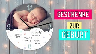 Babygeschenke mit Namen 👶🏼🍼👶🏾 Geschenke zur Geburt 🤰 [upl. by Siraf192]