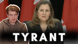 Chrystia Freeland Just Made A Total FOOL Of Herself [upl. by Kamillah]