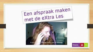 Een afspraak maken met de eXtra Les [upl. by Saihttam]