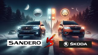 Dacia Sandero vs Skoda Fabia  Affordable Hatchback Showdown daciasandero skodafabia [upl. by Firmin]