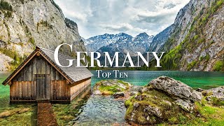 Top 10 Places To Visit In Germany  4K Travel Guide [upl. by Ennairrek298]