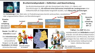 BIP Entstehungs Verwendungs und Verteilungsrechnung [upl. by Issim538]