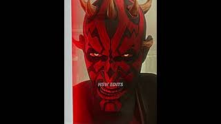 quotFormally Darthnow just Maulquot  Maul Edit edit starwars [upl. by Atnoek]