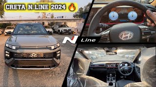 CRETA N LINE 2024 👍 SPORTY AND PREMIUM 💥 FULL DETAILS AND SPECIFICATIONS [upl. by Delorenzo]