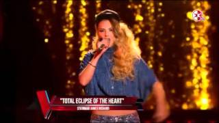 MJ Melissa Jiménez  Total Eclipse Of The Heart  La voz México 2016 [upl. by Hayikat]