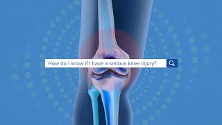 How to Tell if a Knee Injury is Serious  Yale Medicine Explains [upl. by Obellia230]